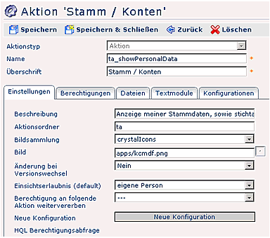 Aktion StammKonten